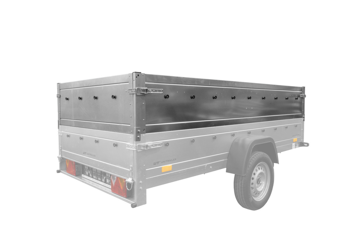 Anhänger mit zwei Achsen Garden Trailer 264/2 KIPP [inkl. zusätzliche Bordwände und Flachplane]-Neu