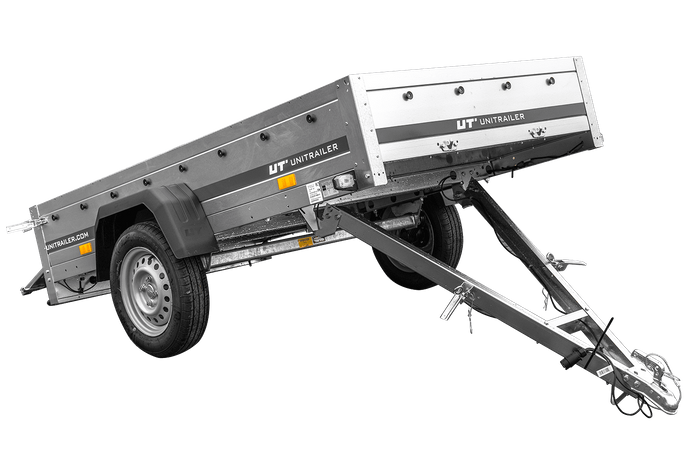Führerschein B Anhänger GARDEN TRAILER 230 KIPP mit Stützrad, zusätzlichen Bordwänden, Hochplane und Hochspriegel H800-Neu